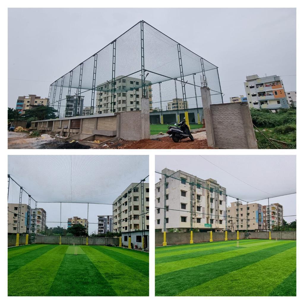 High-tension sports safety nets for stadiums, playgrounds, and arenas. Safe and long-lasting solution.