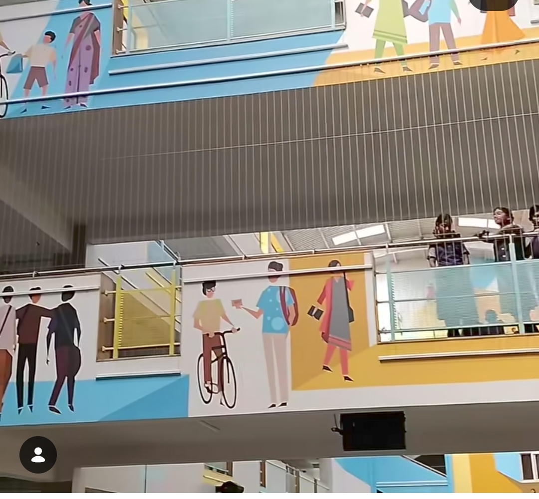 School safety invisible grills for classrooms and balconies. Child-safe, strong and durable.